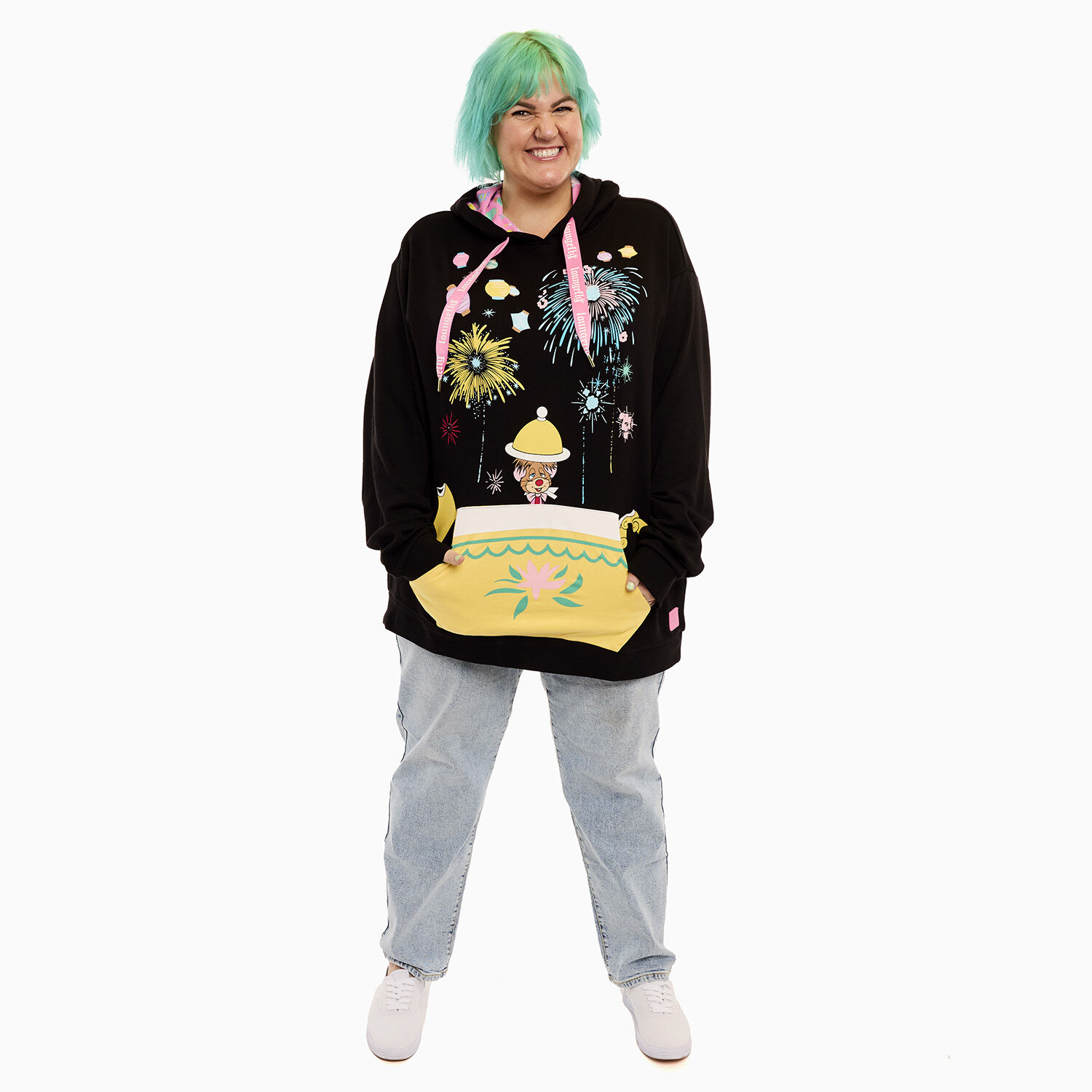 Alice in Wonderland Unbirthday Unisex Hoodie - Figurine Apparel Disney - vue 11