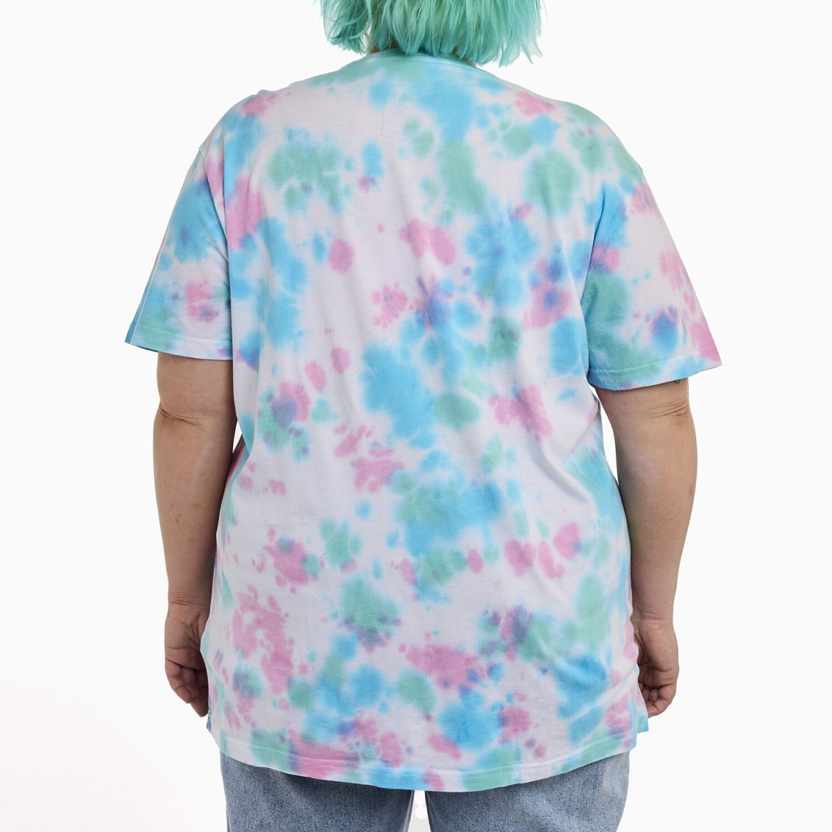 Alice in Wonderland Unbirthday Tie-Dye Unisex Tee - Figurine Apparel Disney - vue 4
