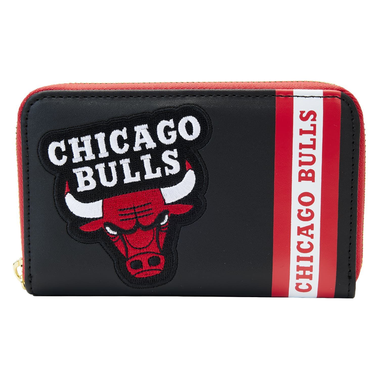 NBA Chicago Bulls Patch Icons Zip Around Wallet - Figurine Wallets