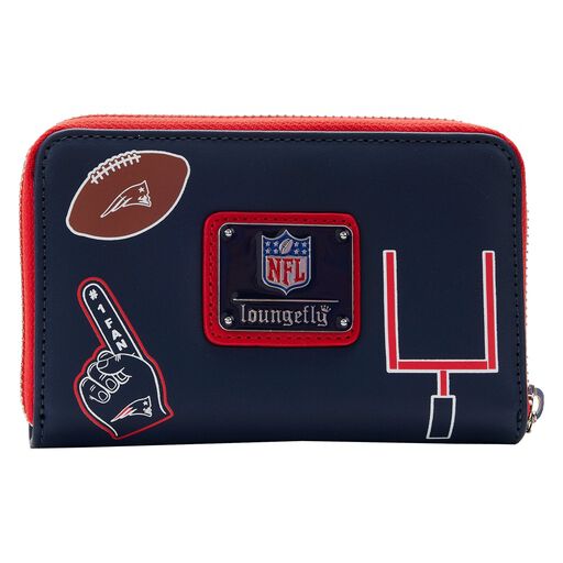 NFL New England Patriots Patches Zip Around Wallet - Figurine Wallets NFL - vue 3