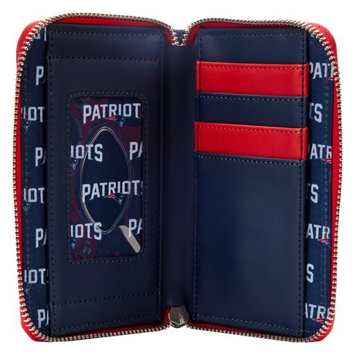 NFL New England Patriots Patches Zip Around Wallet - Figurine Wallets NFL - vue 4