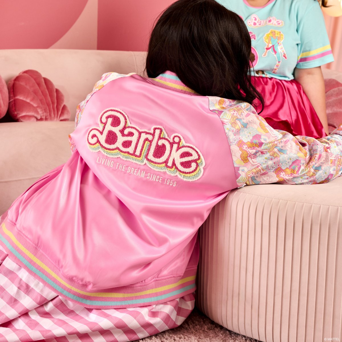 Barbie??? 65th Anniversary Unisex Bomber Jacket - Figurine Apparel Barbie - vue 2