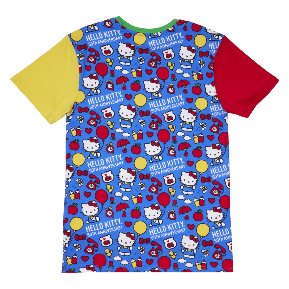 Sanrio Hello Kitty 50th Anniversary All-Over Print Unisex Tee - Figurine Apparel Sanrio - vue 4