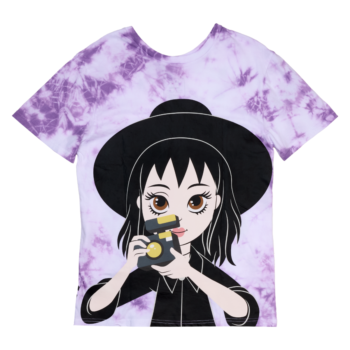Beetlejuice & Lydia Deetz Reversible Tie-Dye Unisex Tee - Figurine Apparel Beetlejuice - vue 3