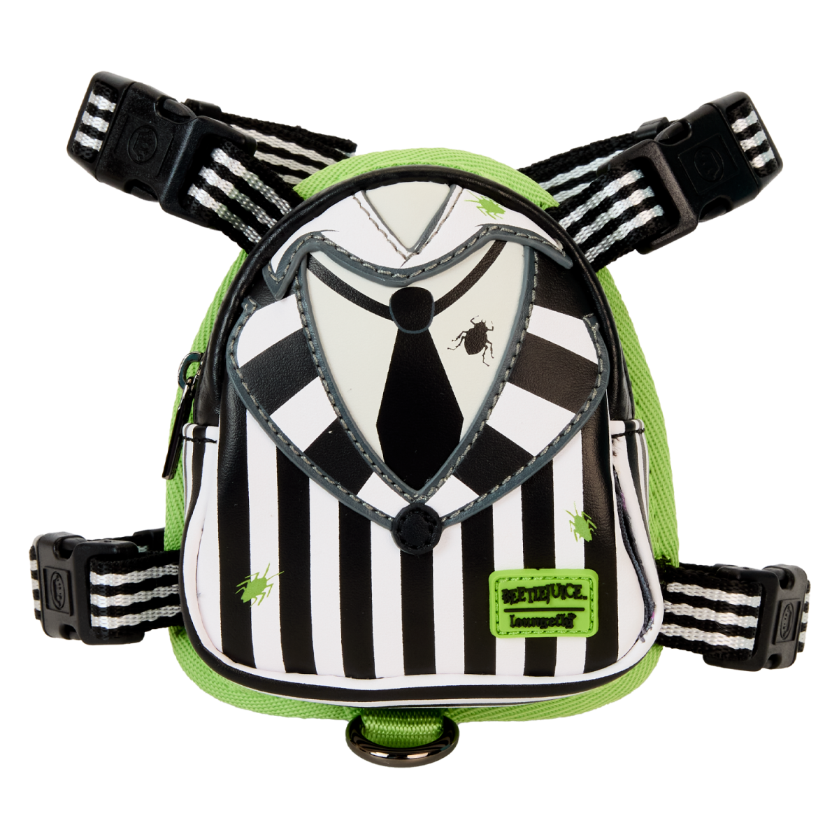 Beetlejuice Cosplay Mini Backpack Dog Harness - Figurine Pet Accessories Beetlejuice - vue 4