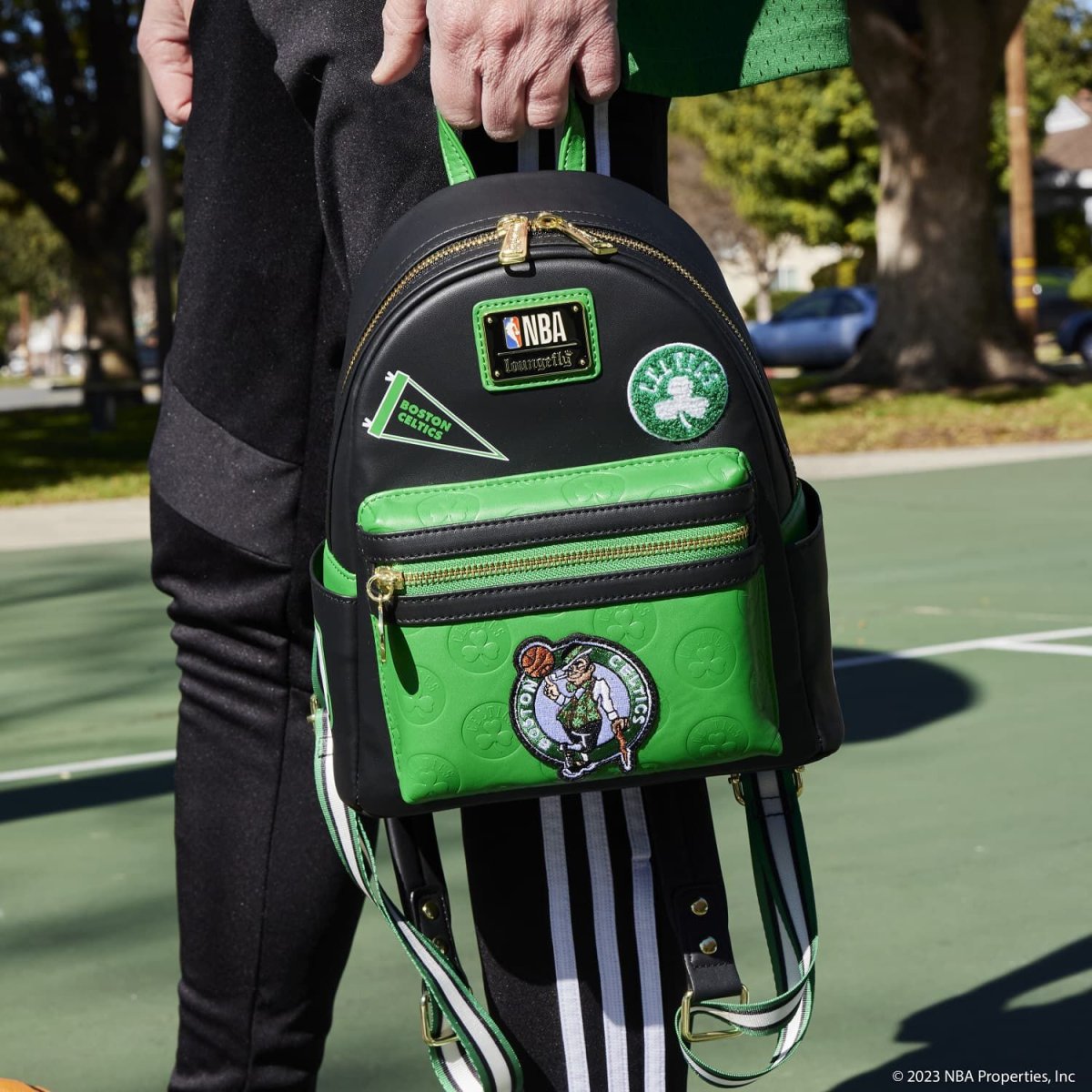 NBA Boston Celtics Patch Icons Mini Backpack - Figurine Bags NBA - vue 2