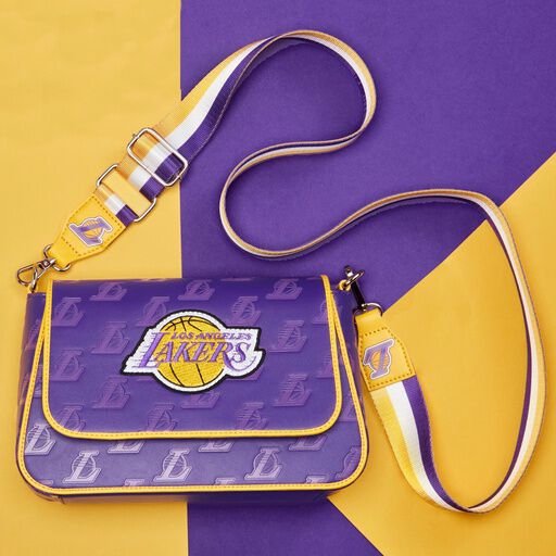 NBA Los Angeles Lakers Logo Crossbody Bag - Figurine Bags NBA - vue 2