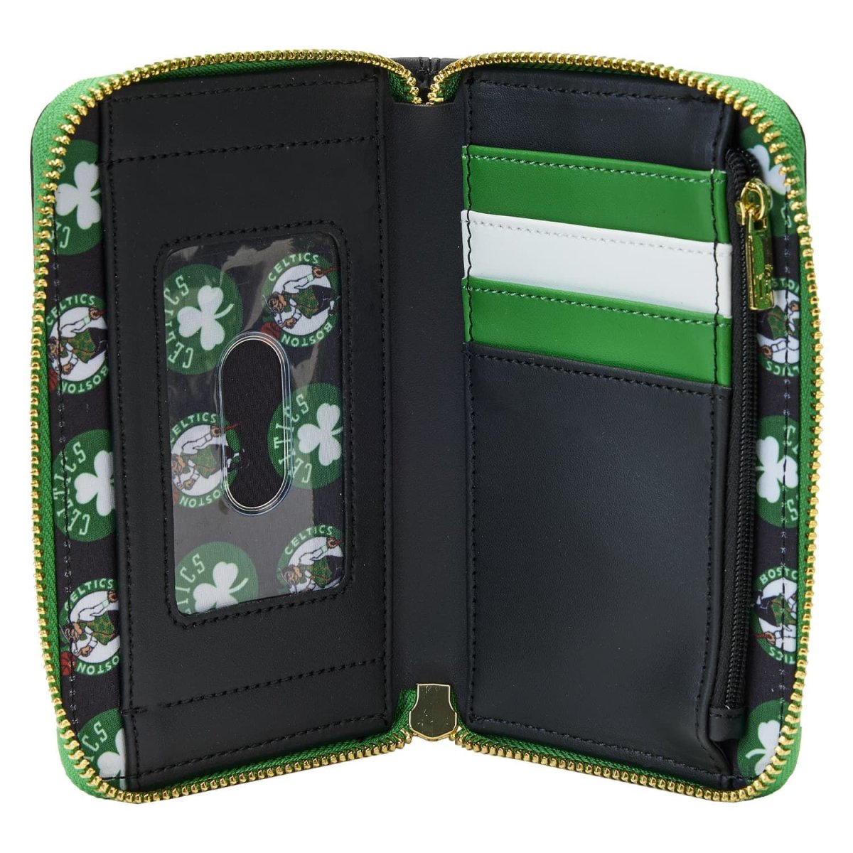 NBA Boston Celtics Patch Icons Zip Around Wallet - Figurine Wallets NBA - vue 5