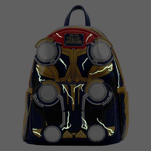Thor: Love and Thunder Glow in the Dark Cosplay Mini Backpack - Figurine Bags Marvel - vue 3