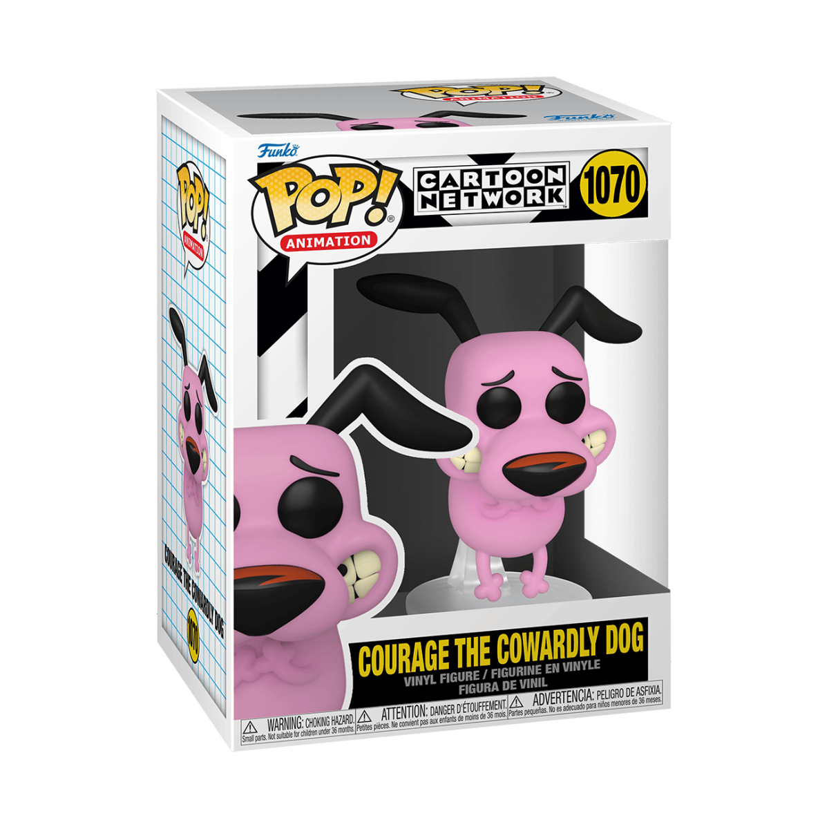 Pop! Courage the Cowardly Dog - Figurine Pop! Cartoon Network - vue 2