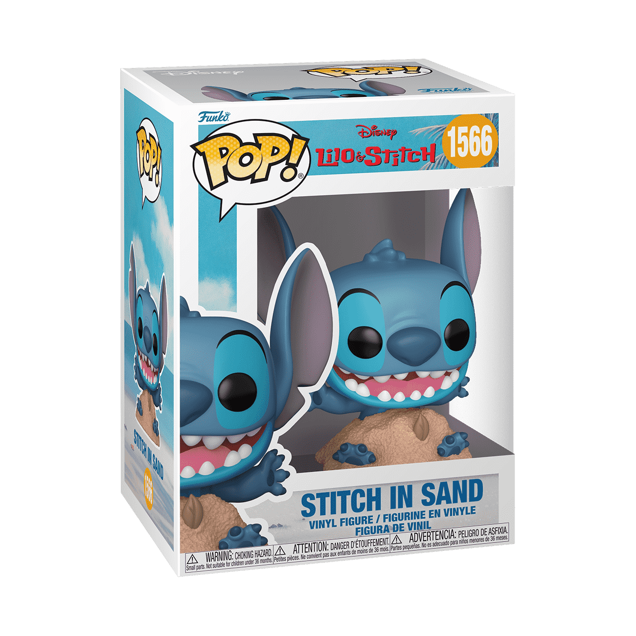 Pop! Stitch in Sand - Figurine Pop! Disney - vue 2