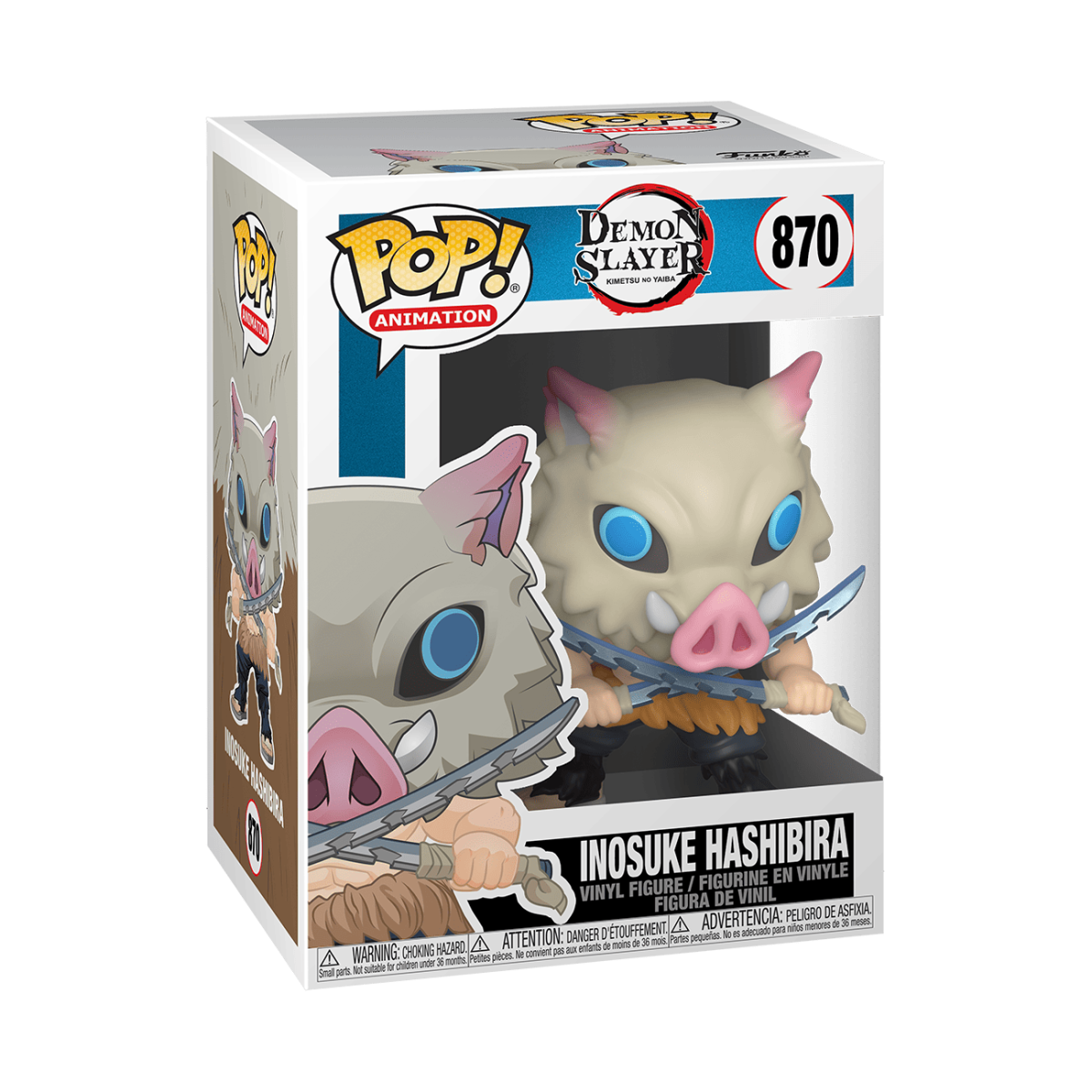 Pop! Inosuke Hashibira - Figurine Pop! Demon Slayer - vue 2