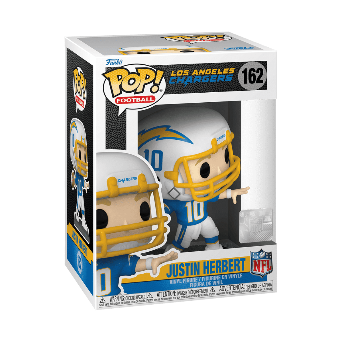 Pop! Justin Herbert (Home Uniform) - Figurine Pop! NFL - vue 2