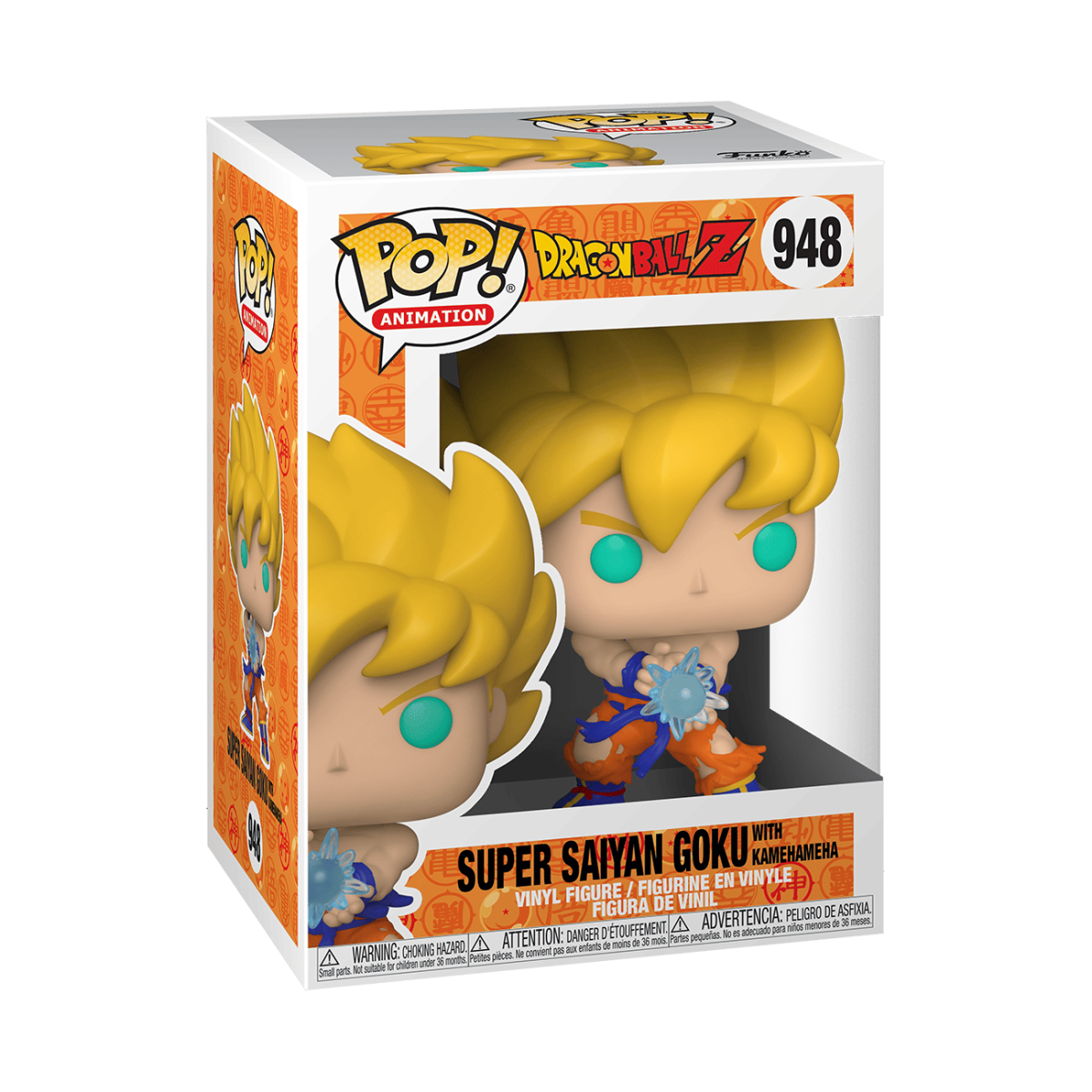 Pop! Super Saiyan Goku with Kamehameha - Figurine Pop! Dragon Ball - vue 2