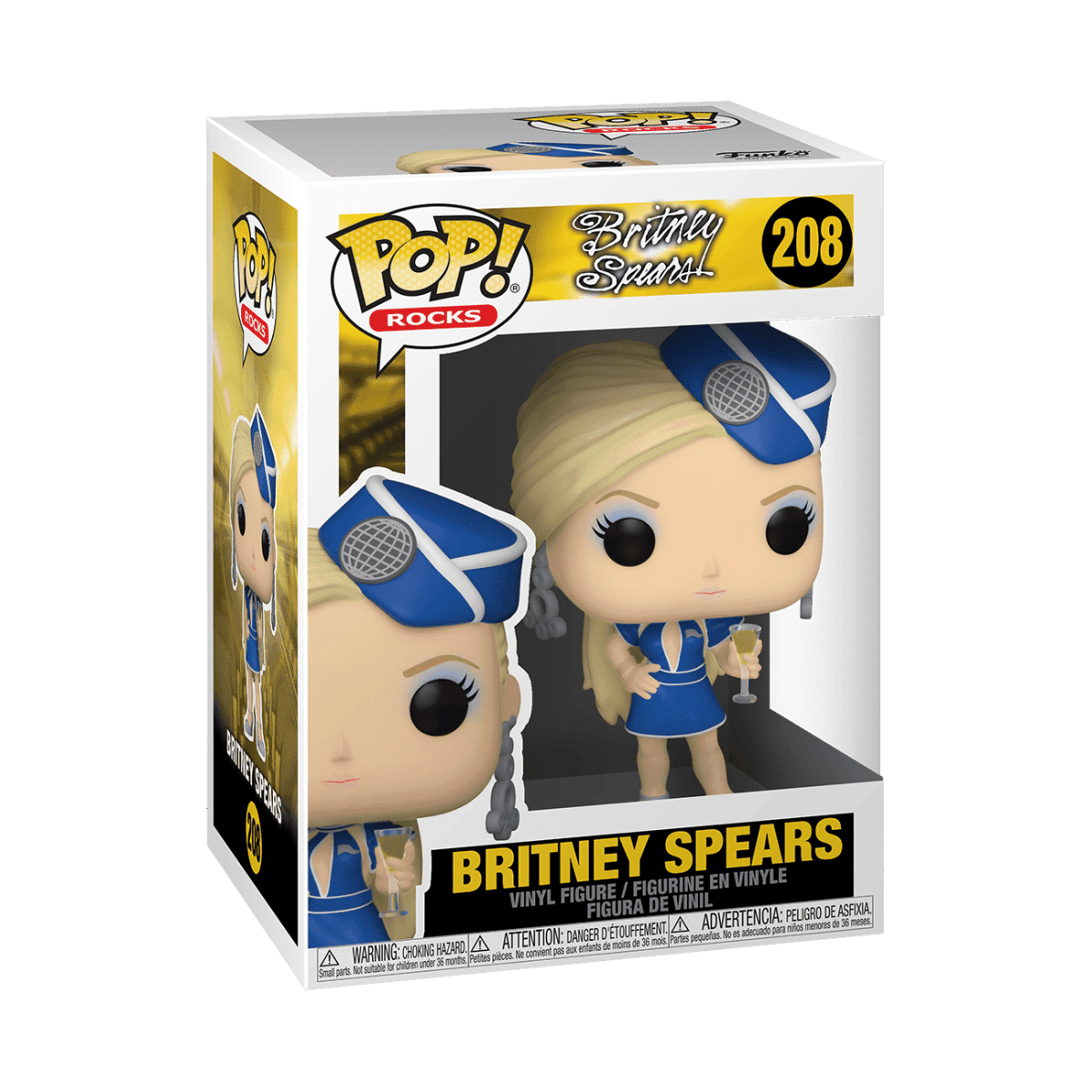 Pop! Britney Spears as Stewardess - Figurine Pop! Britney Spears - vue 2