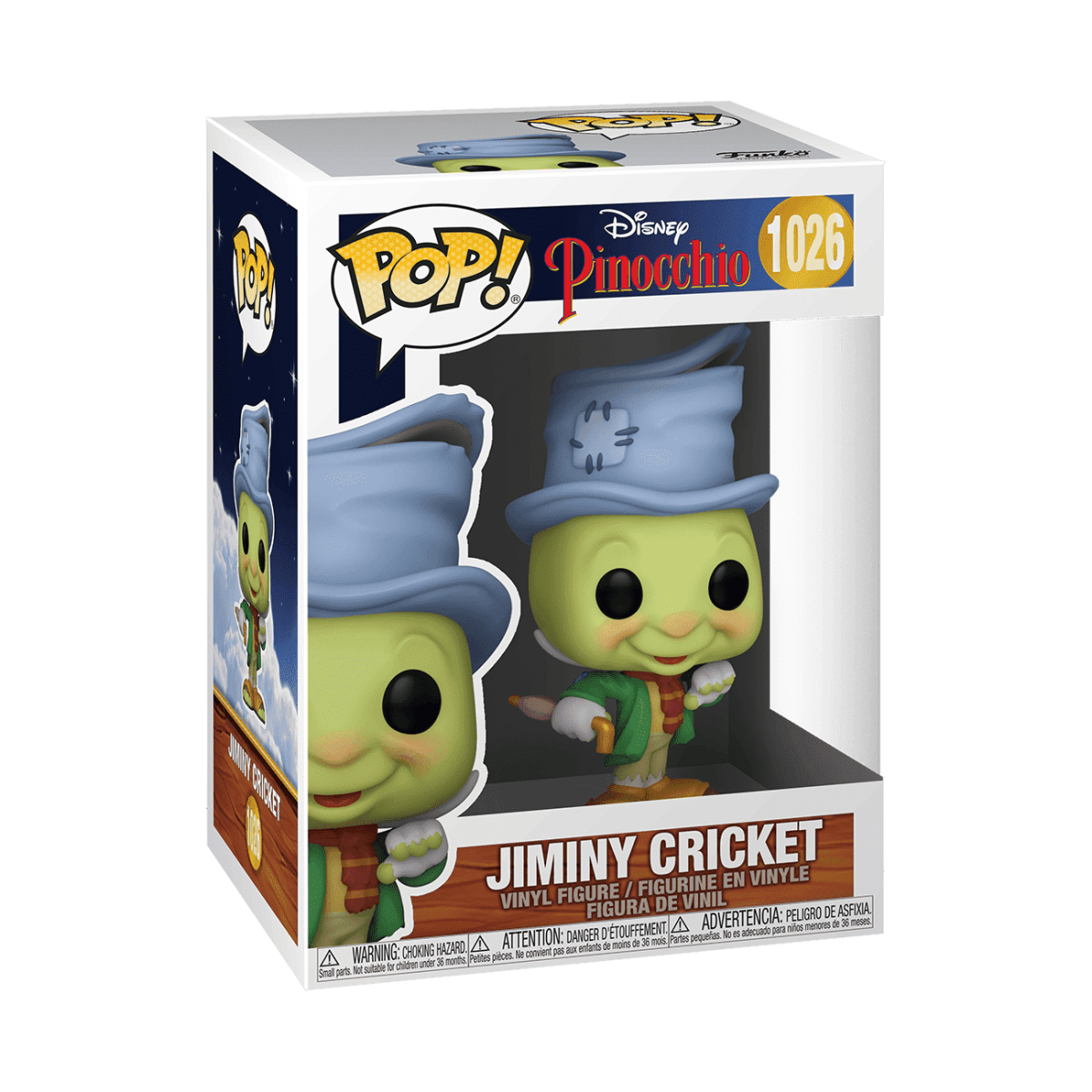 Pop! Jiminy Cricket - Figurine Pop! Disney - vue 2