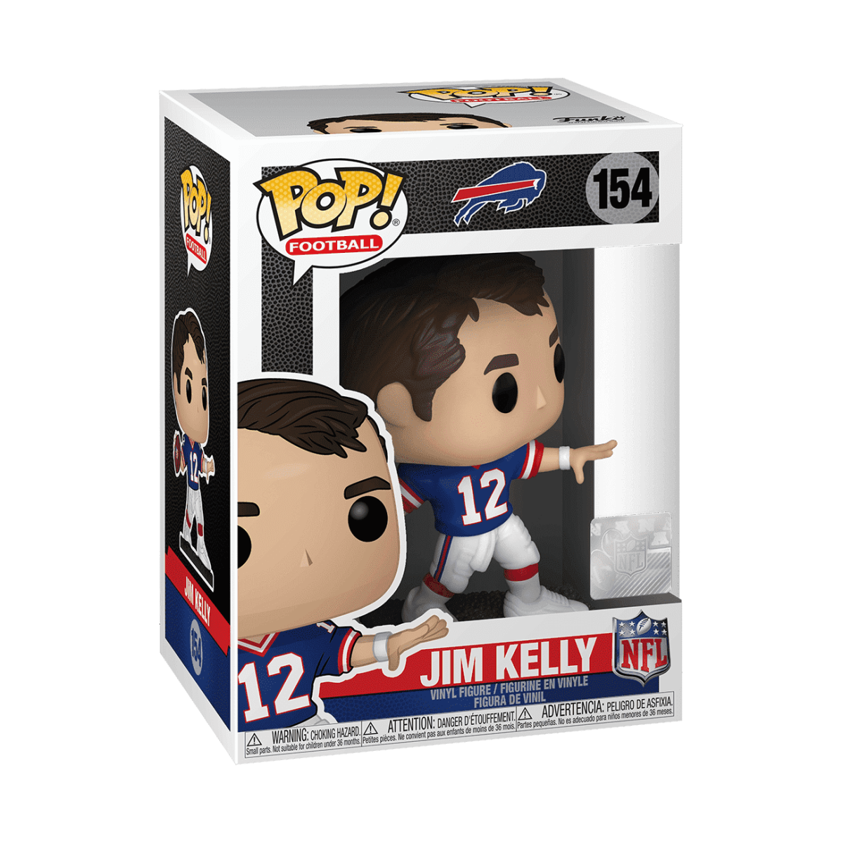 Pop! Jim Kelly - Figurine Pop! NFL - vue 2