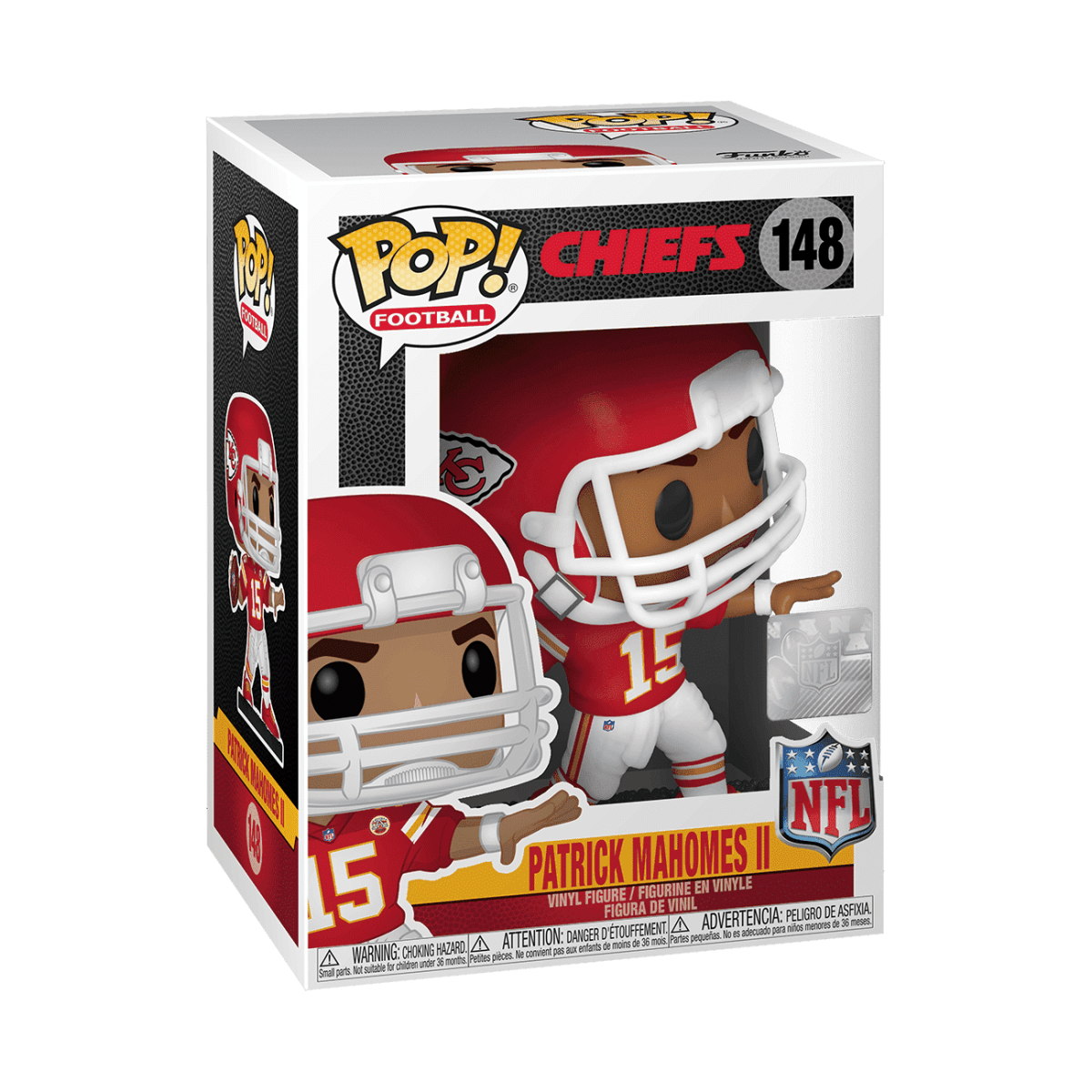Pop! Patrick Mahomes II - Figurine Pop! NFL - vue 2