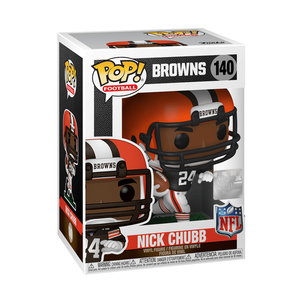 Pop! Nick Chubb - Figurine Pop! NFL - vue 2