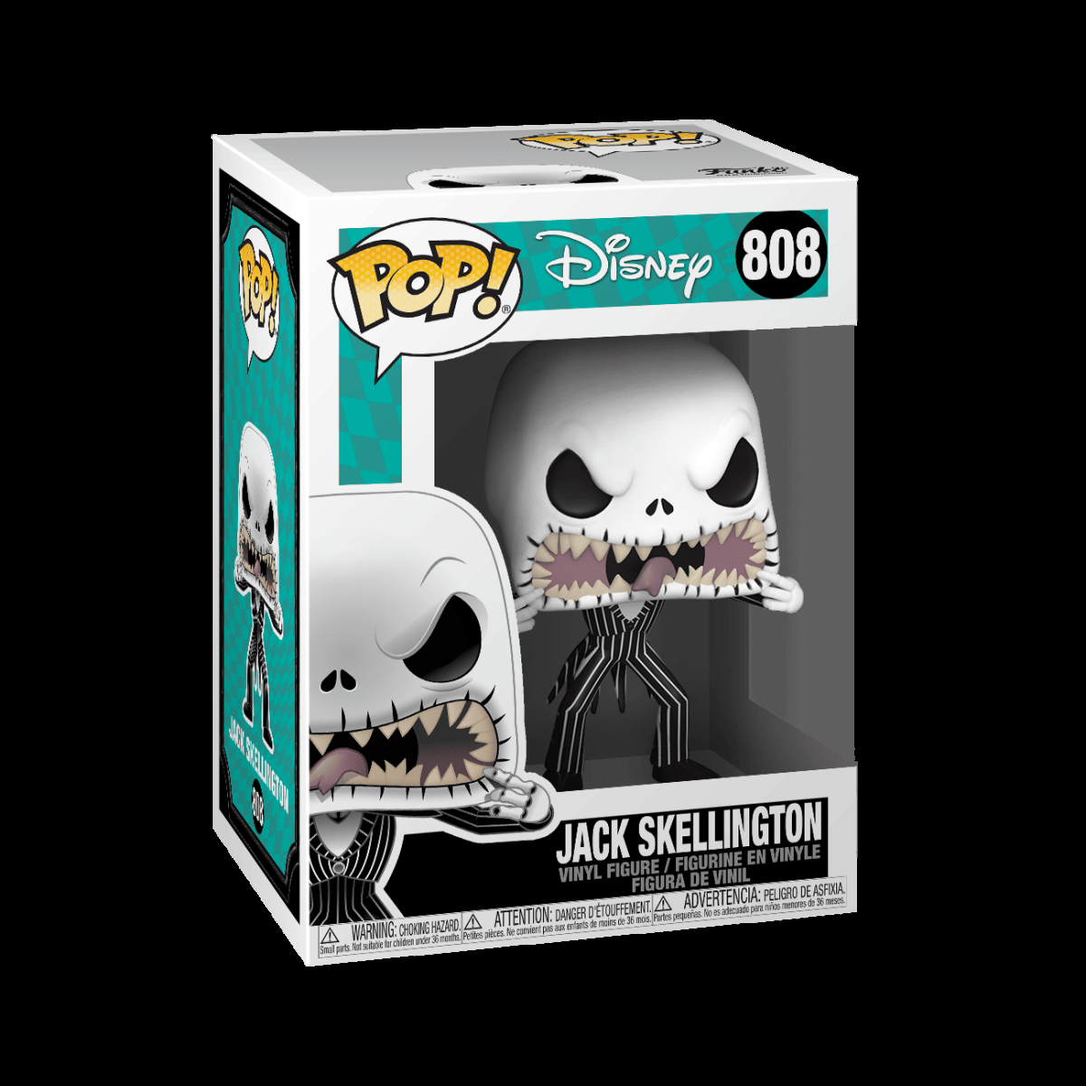 Pop! Jack Skellington Scary Face - Figurine Pop! Disney - vue 2