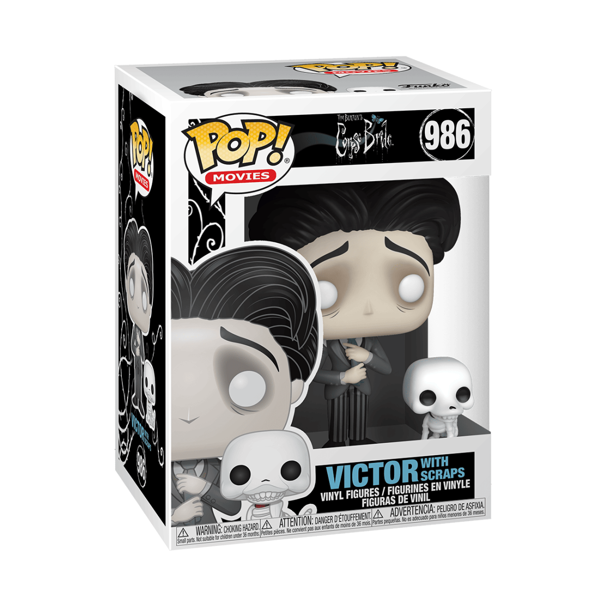 Pop! & Buddy Victor with Scraps - Figurine Pop! Corpse Bride - vue 2