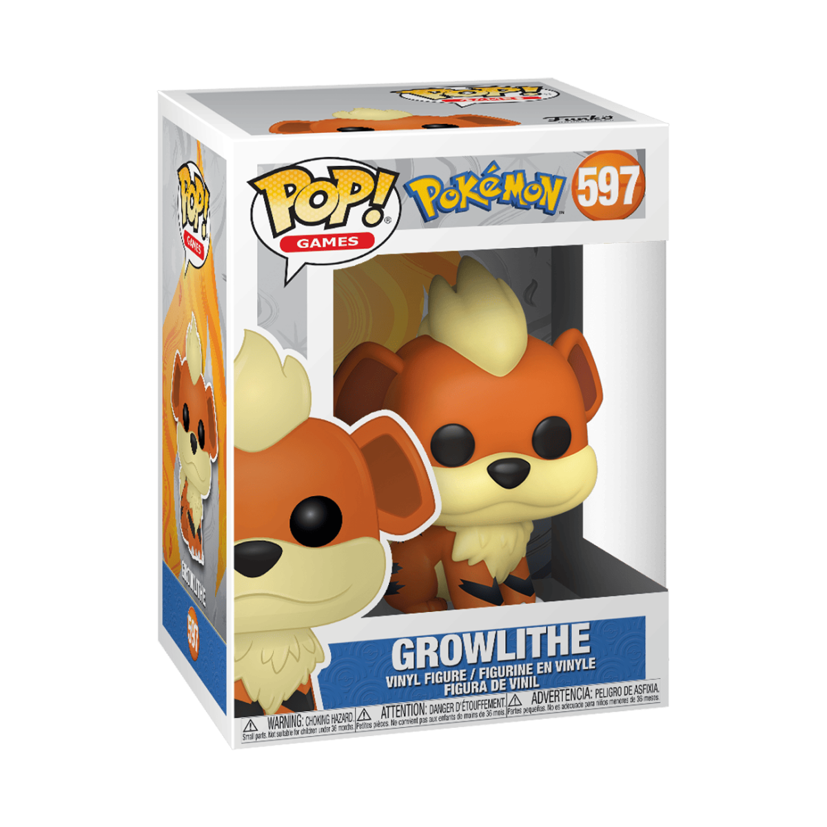 Pop! Growlithe - Figurine Pop! Pokémon - vue 2