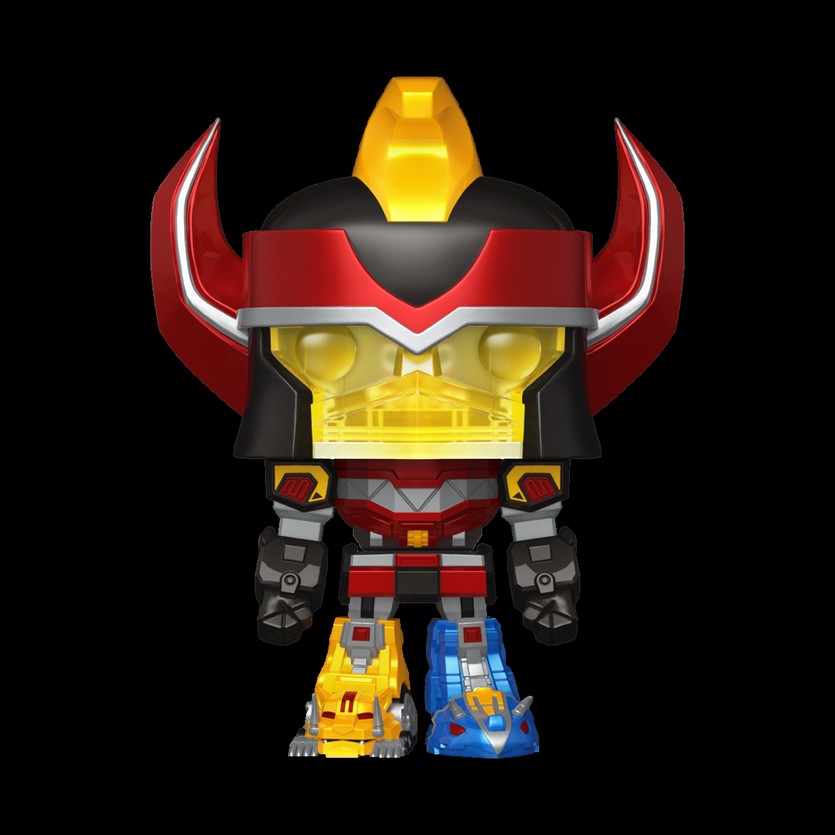 Bitty Pop! Bitty Bot Megazord with Red Ranger - Figurine Bitty Pop! Power Rangers - vue 4