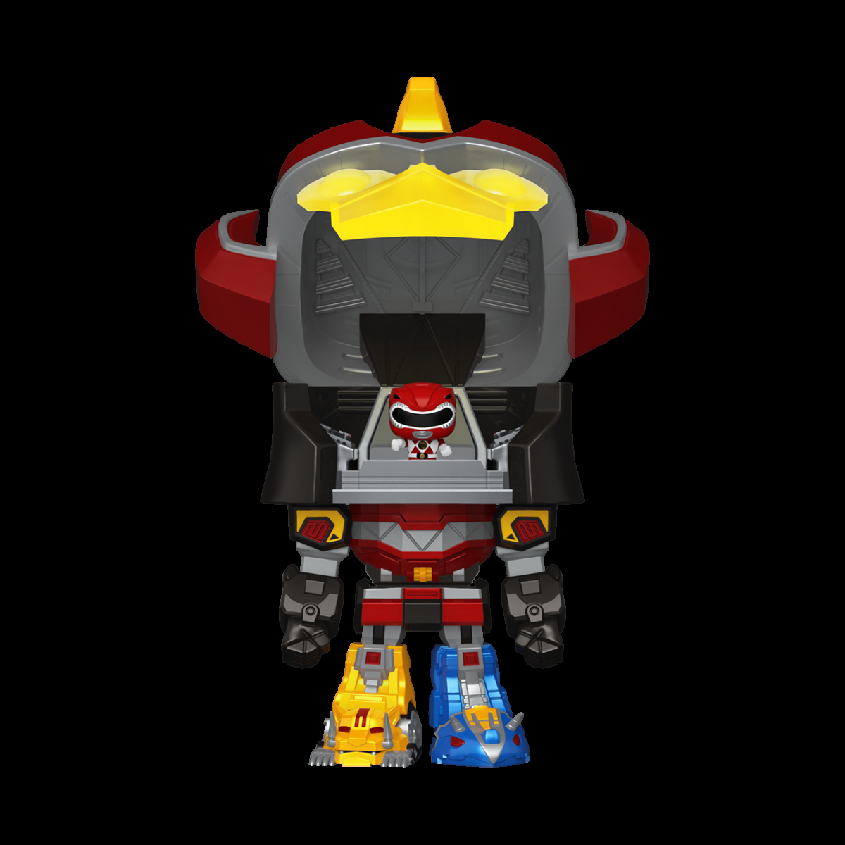 Bitty Pop! Bitty Bot Megazord with Red Ranger - Figurine Bitty Pop! Power Rangers - vue 5