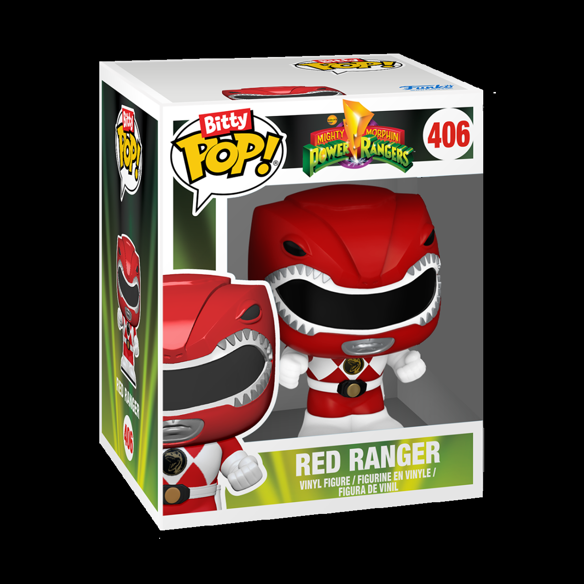 Bitty Pop! Bitty Bot Megazord with Red Ranger - Figurine Bitty Pop! Power Rangers - vue 6