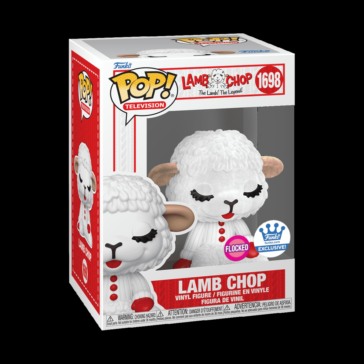 Pop! Lamb Chop (Flocked) - Figurine Pop! Lamb Chop - vue 3