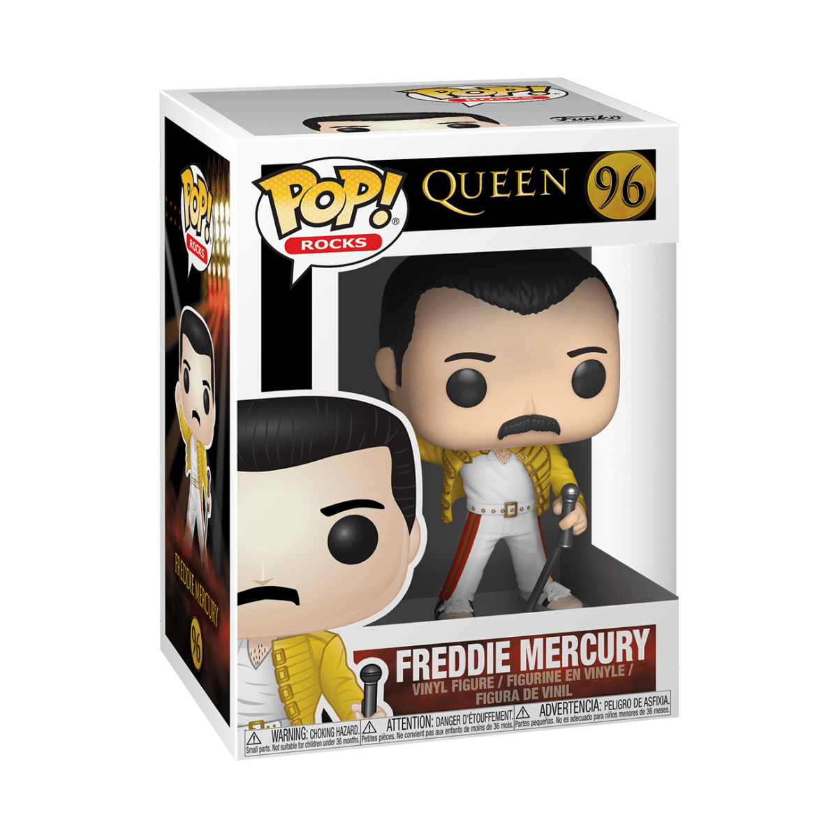 Pop! Freddie Mercury Wembley 1986 - Figurine Pop! Queen - vue 2