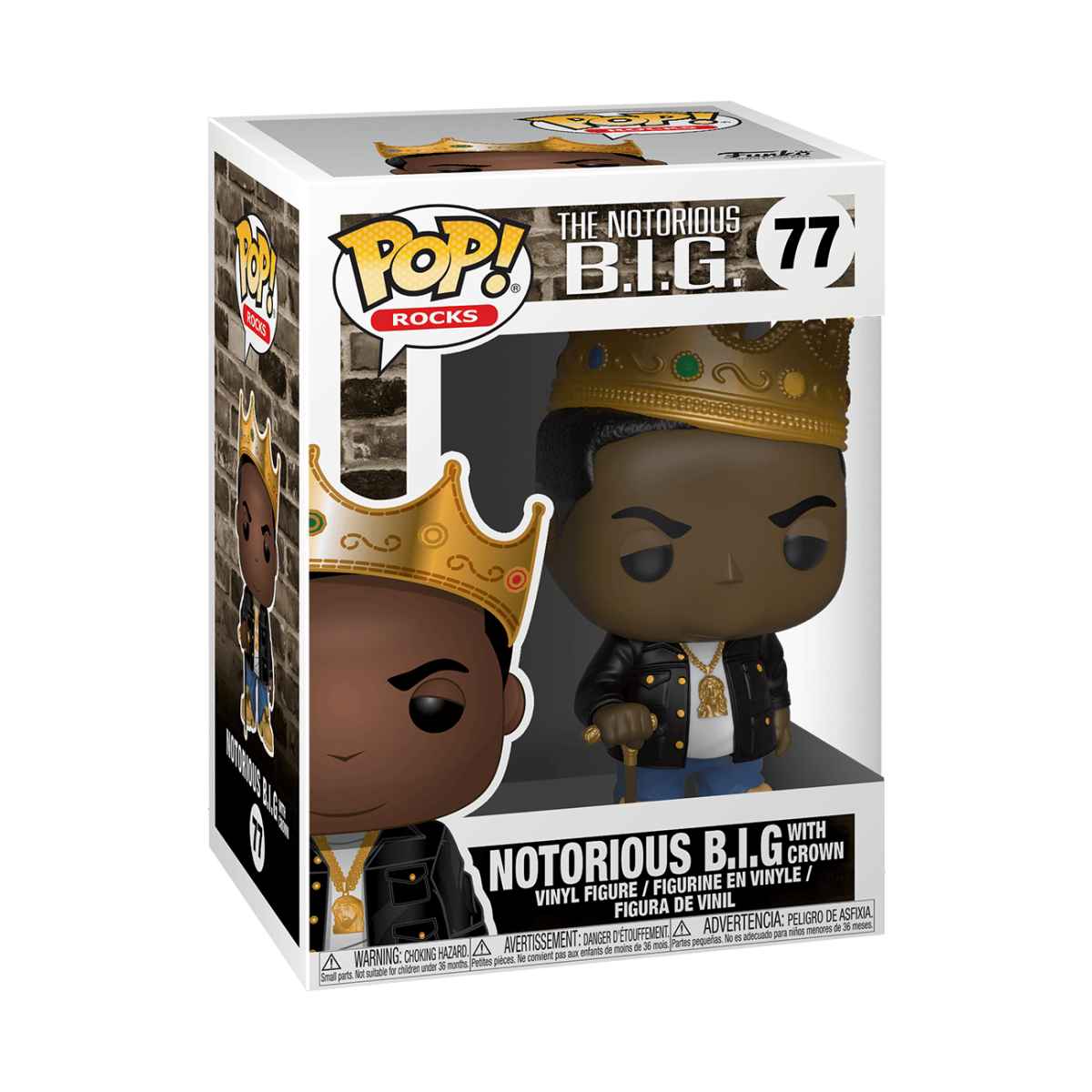 Pop! Notorious B.I.G. with Crown - Figurine Pop! Notorious B.I.G - vue 2