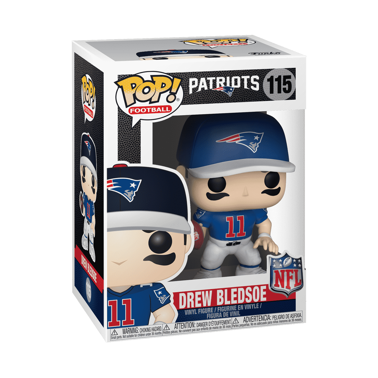 Pop! Drew Bledsoe - Figurine Pop! NFL - vue 2