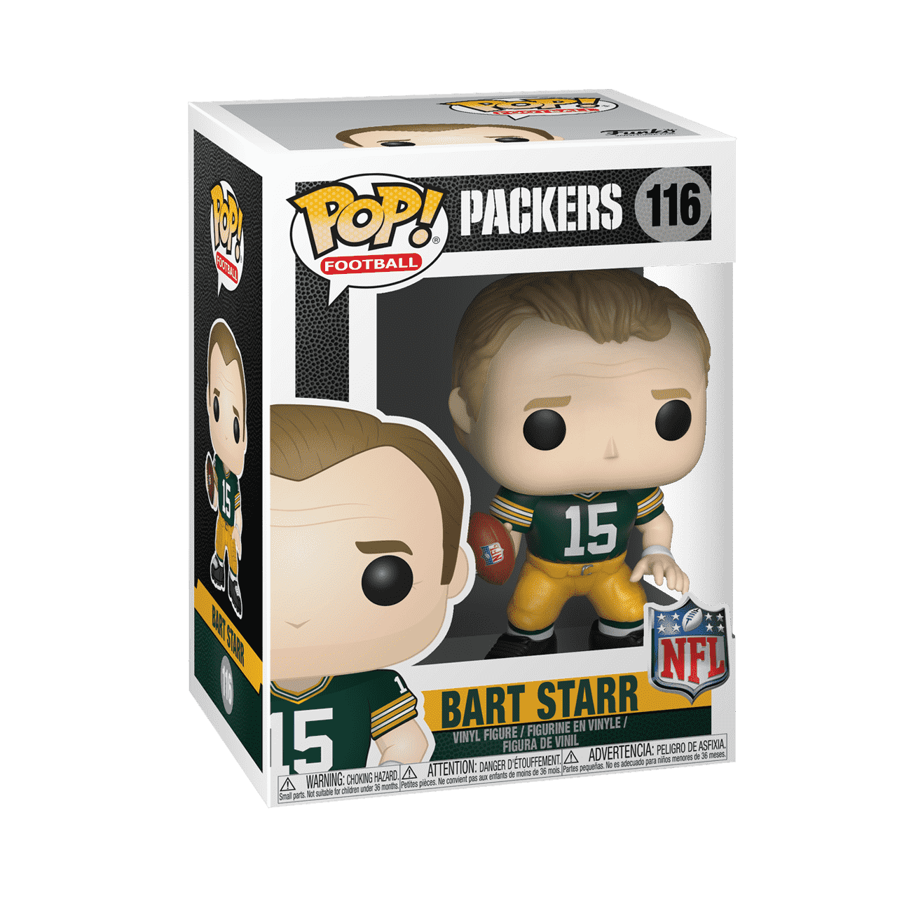 Pop! Bart Starr - Figurine Pop! NFL - vue 2