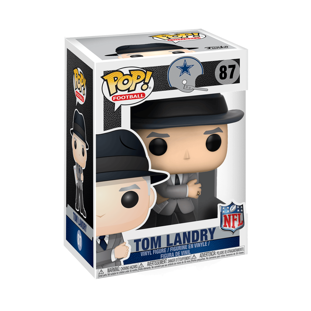 Pop! Tom Landry - Figurine Pop! NFL - vue 2
