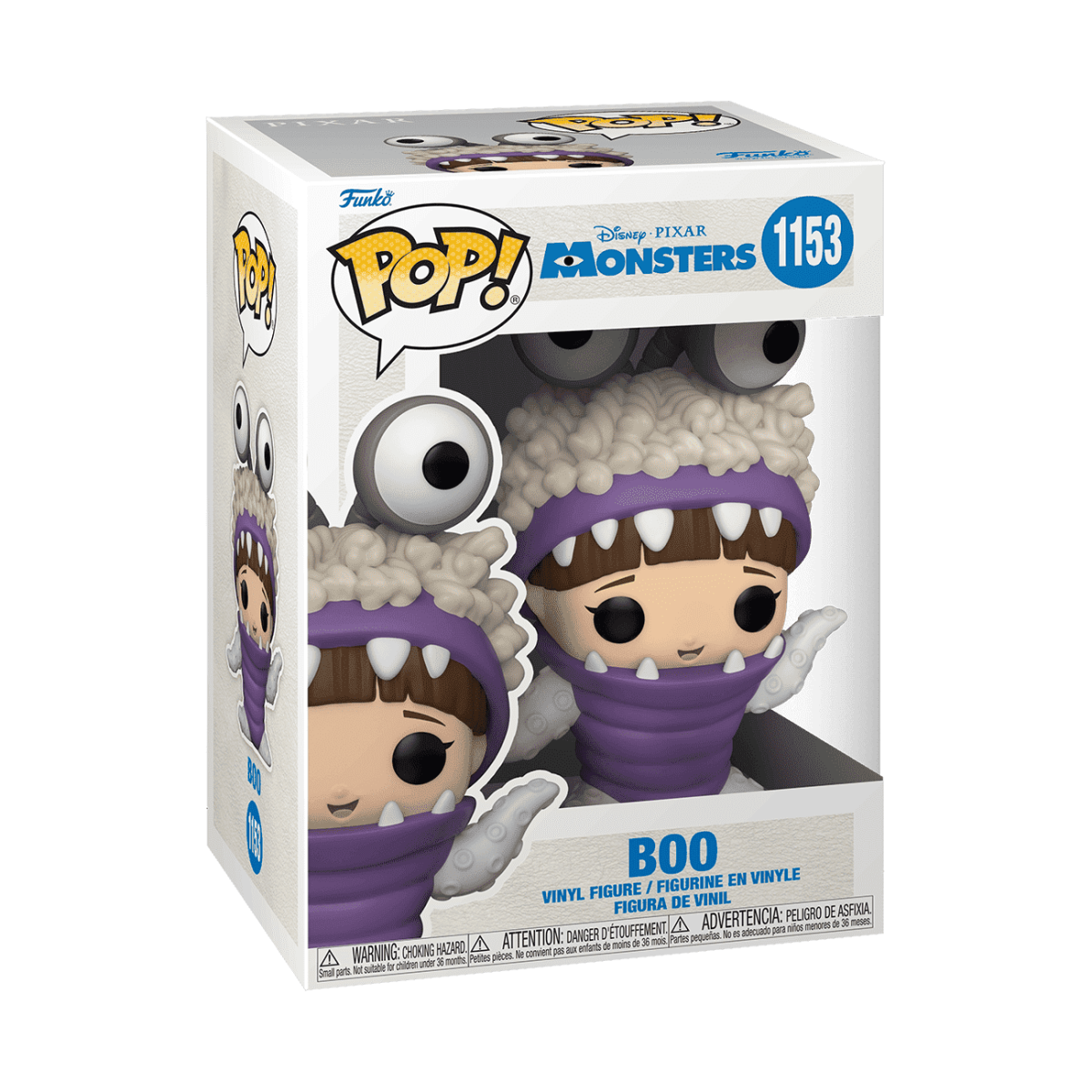 Pop! Boo with Hood Up - Figurine Pop! Pixar - vue 2