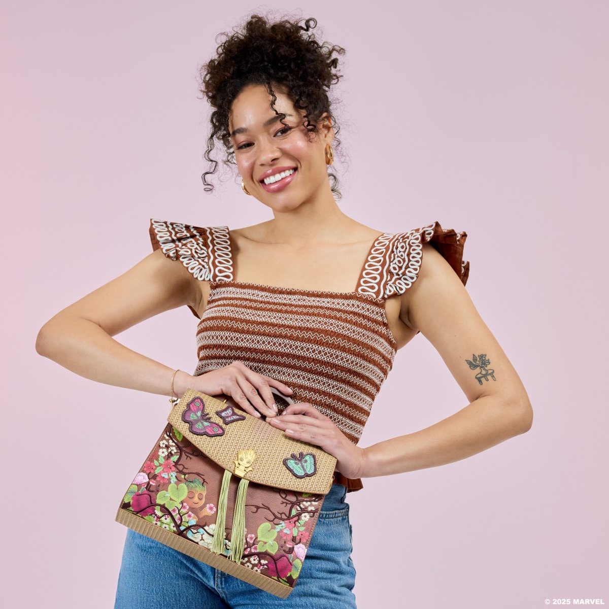 Guardians of the Galaxy Floral Groot Crossbody Bag - Figurine Bags Marvel - vue 2