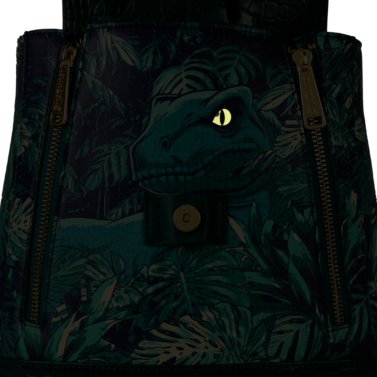 Jurassic World Jungle Velociraptor Glow Drawstring Mini Backpack - Figurine Bags Jurassic World - vue 6