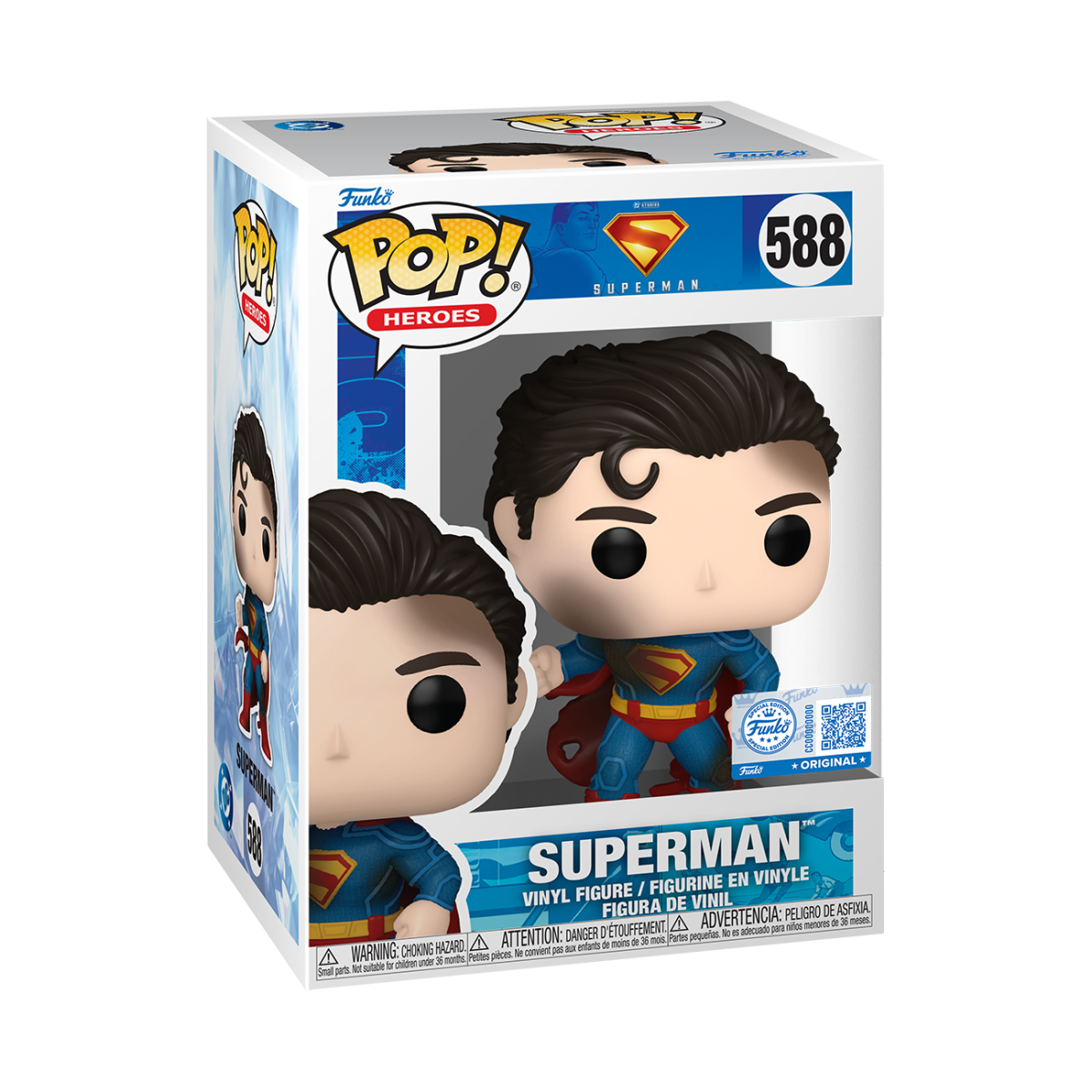 Pop! Superman (Battle Damaged) - Figurine Pop! DC Comics - vue 2