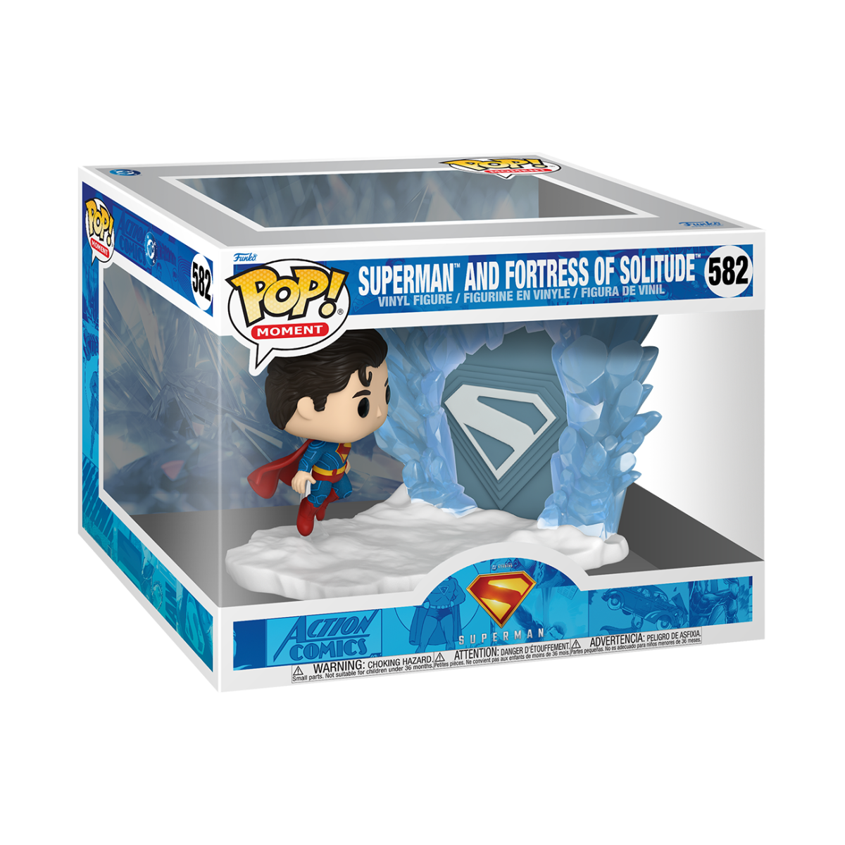 Pop! Moment Superman and Fortress of Solitude - Figurine Pop! DC Comics - vue 2