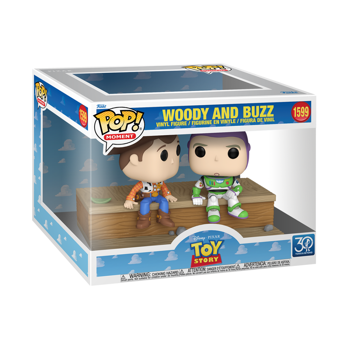Pop! Moment Woody and Buzz (30th Anniversary) - Figurine Pop! Pixar - vue 2