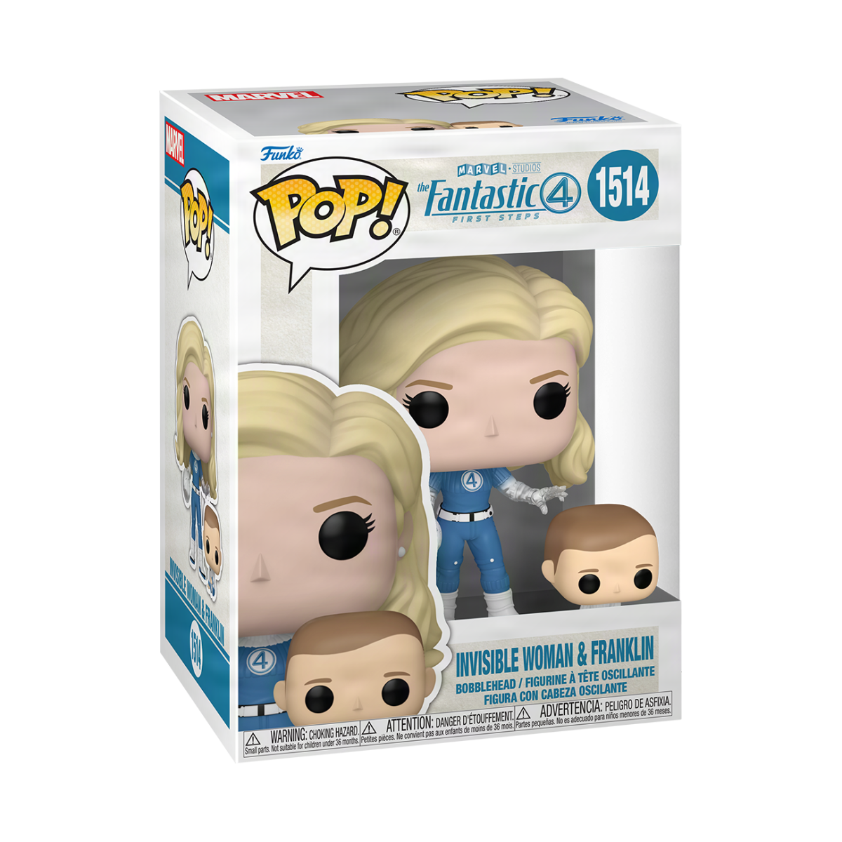 Pop! & Buddy Invisible Woman & Franklin (Fantastic Four: First Steps) - Figurine Pop! Marvel - vue 2