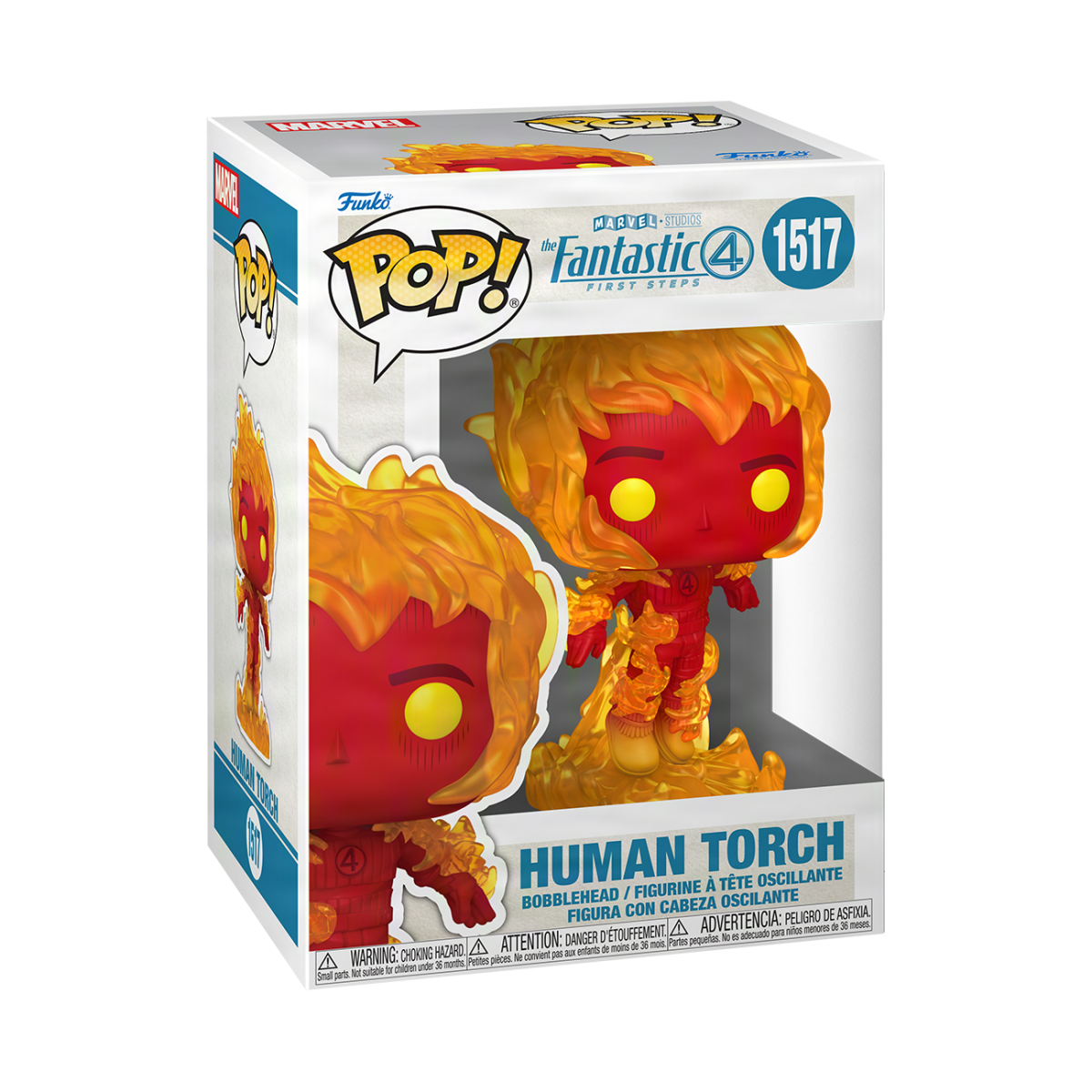 Pop! Human Torch (Fantastic Four: First Steps) - Figurine Pop! Marvel - vue 2