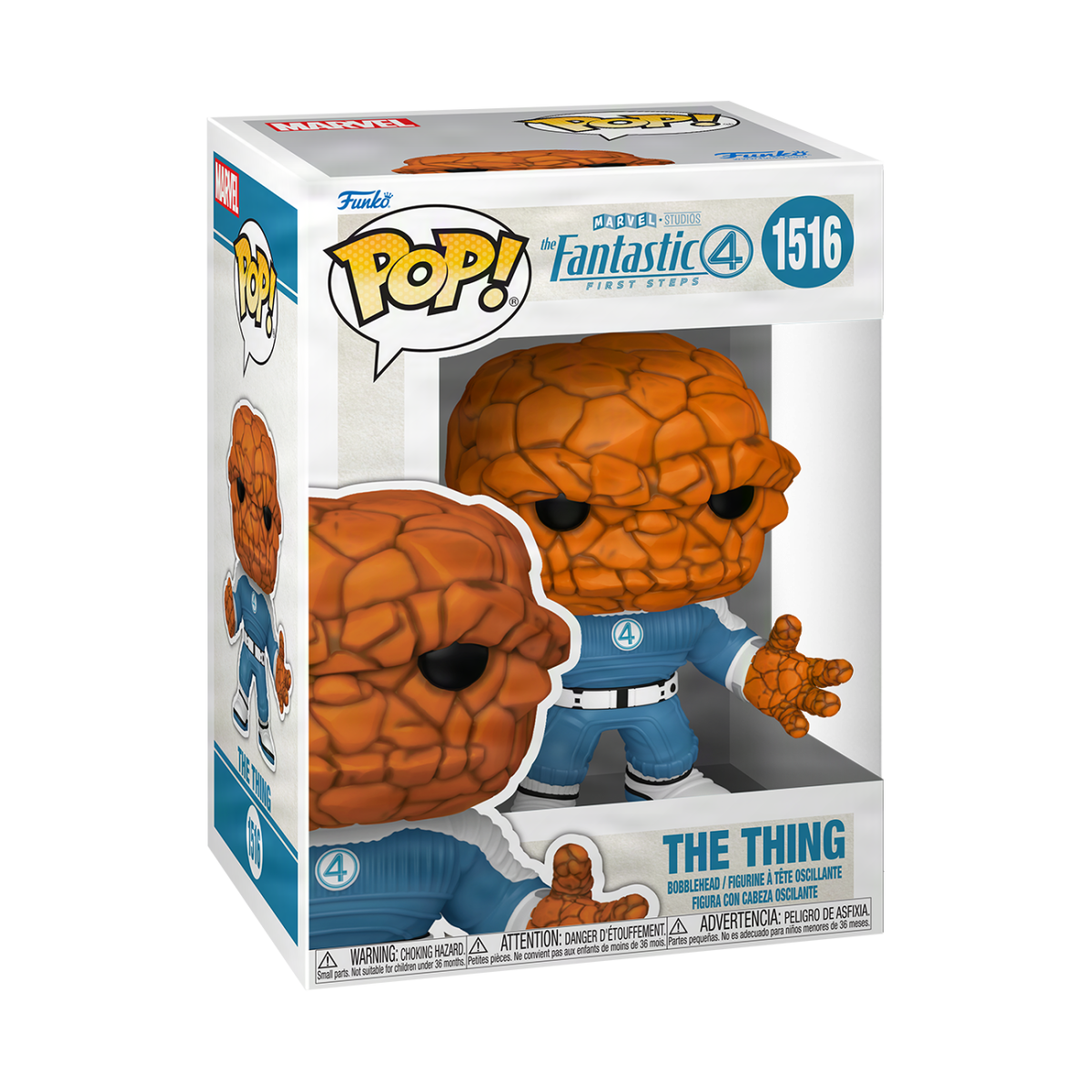 Pop! The Thing (Fantastic Four: First Steps) - Figurine Pop! Marvel - vue 2