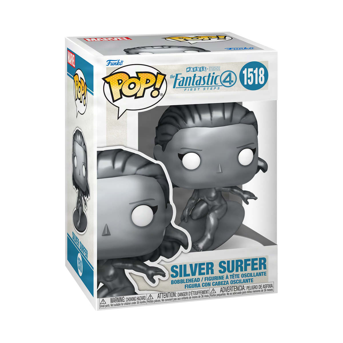 Pop! Silver Surfer (Fantastic Four: First Steps) - Figurine Pop! Marvel - vue 2