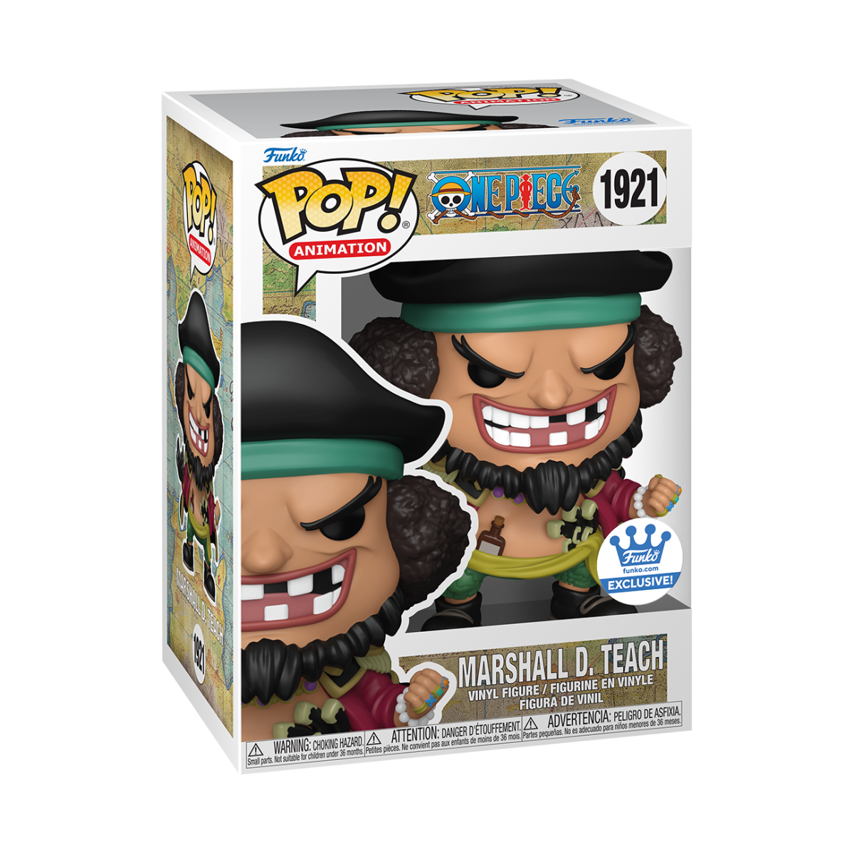Pop! Marshall D. Teach with Pop! Protector - Figurine Pop! One Piece - vue 2