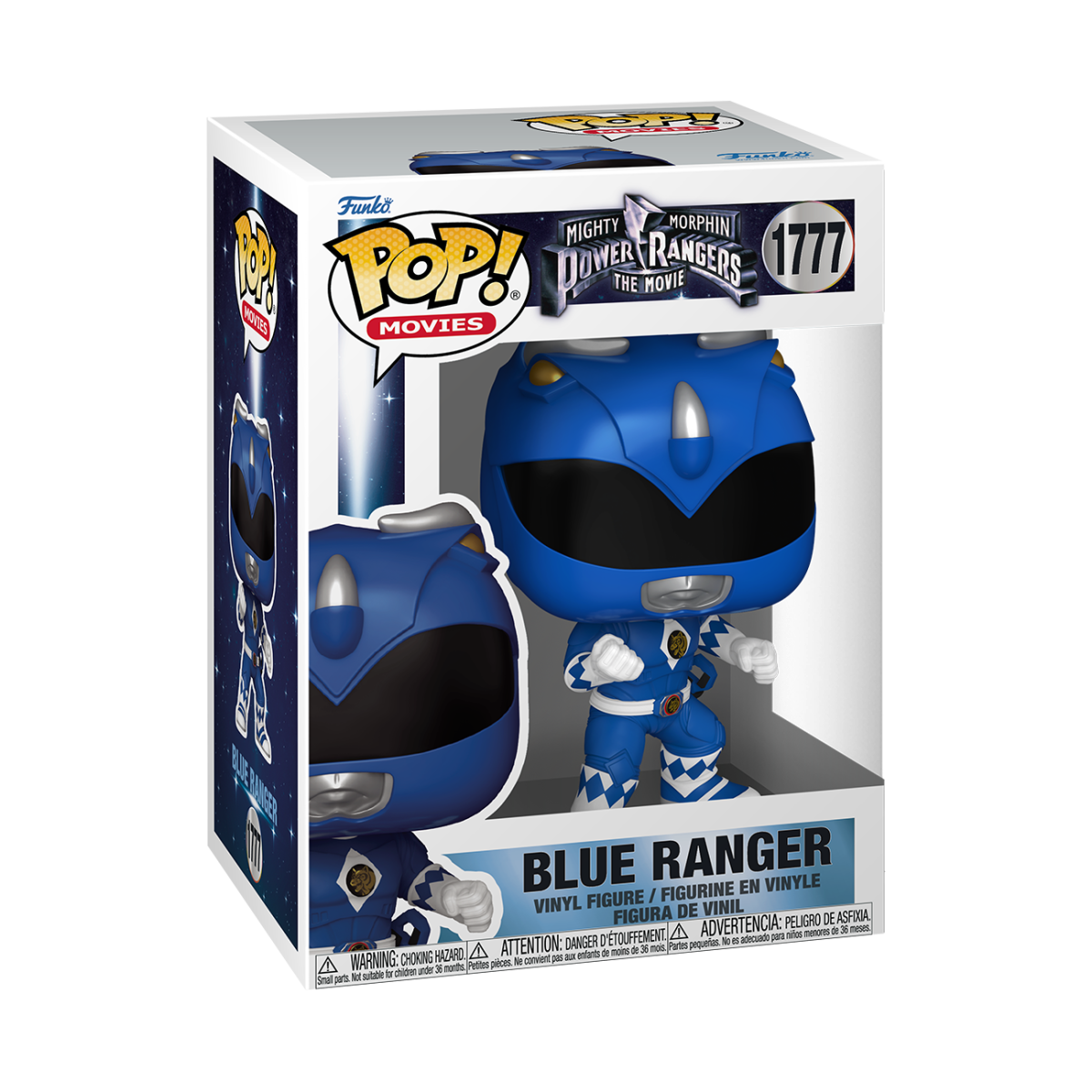 Pop! Blue Ranger (Power Rangers: The Movie) - Figurine Pop! Power Rangers - vue 2