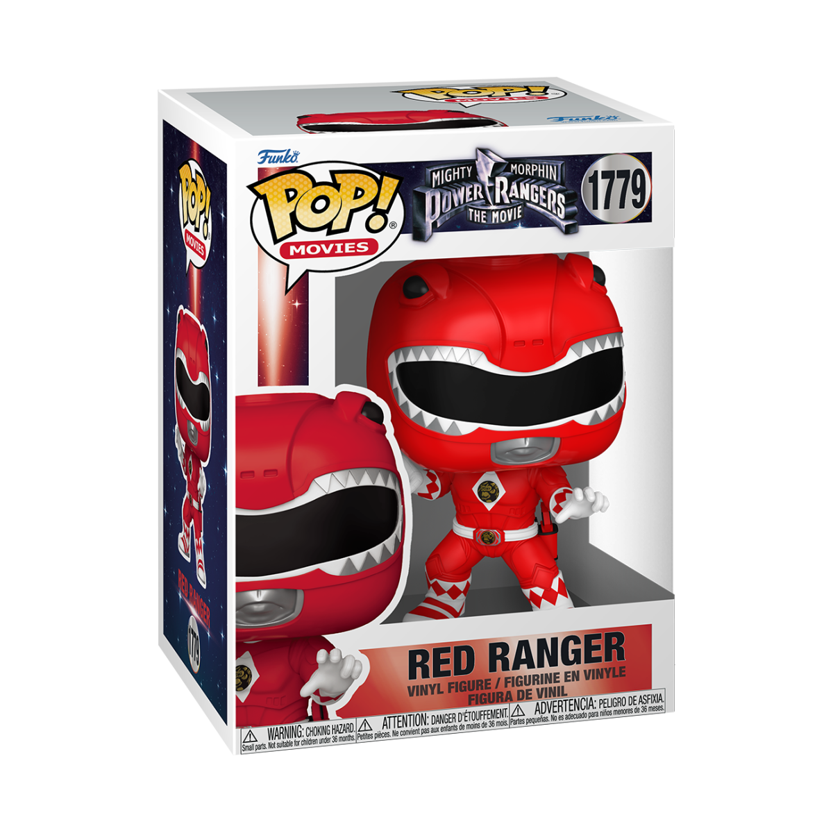 Pop! Red Ranger (Power Rangers: The Movie) - Figurine Pop! Power Rangers - vue 2