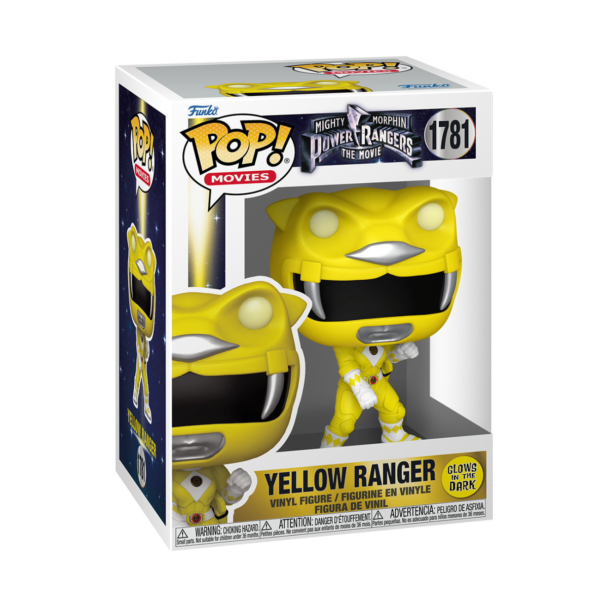 Pop! Yellow Ranger (Power Rangers: The Movie) - Figurine Pop! Power Rangers - vue 2