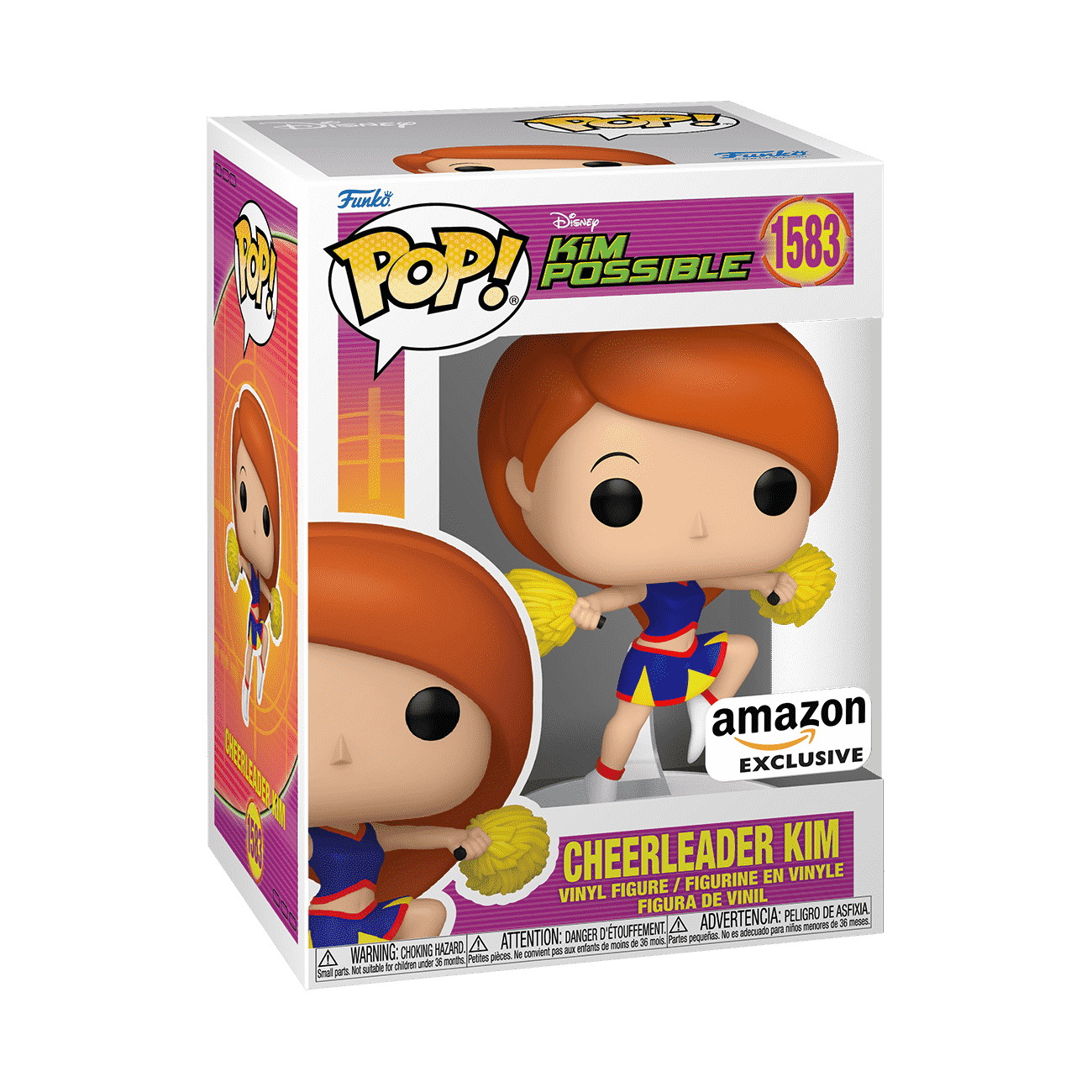 Pop! Cheerleader Kim Possible - Figurine Pop! Disney - vue 2